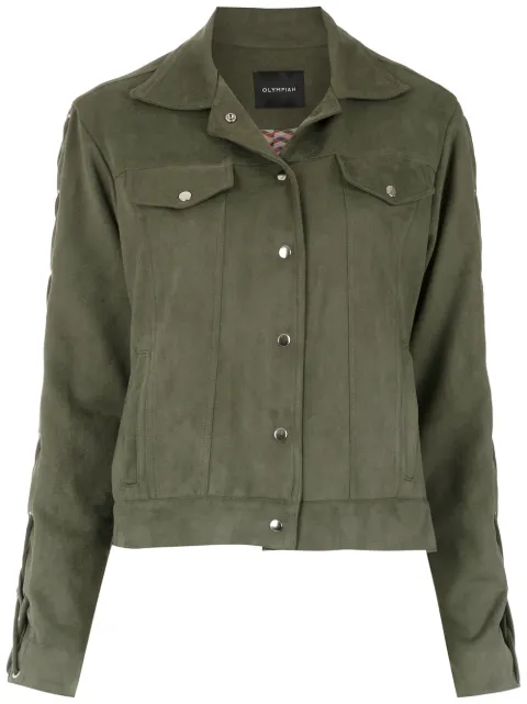 Olympiah Nápoles lace-up detail jacket