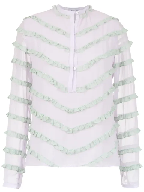 Olympiah Damasco mix blouse