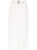 Olympiah Roma midi skirt - White