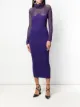 Image 2 of Romeo Gigli Pre-Owned 1990's roll neck midi dress