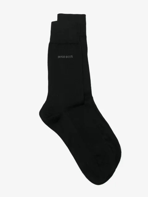 BOSS logo-print ankle socks 