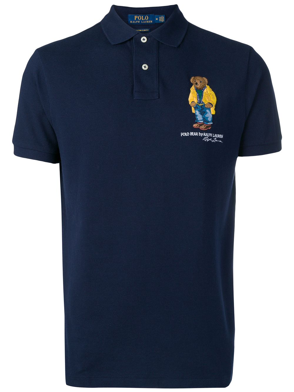 men's polo teddy bear shirt