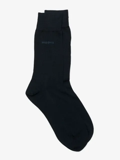 BOSS logo-print ankle socks 