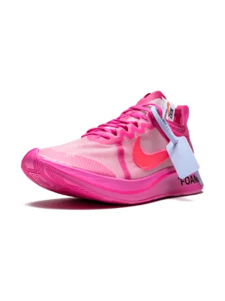 nike zoom pink off white