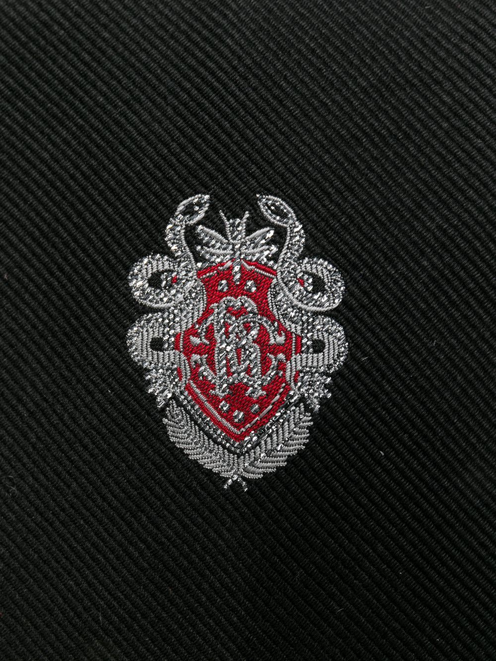 фото Roberto Cavalli галстук с вышитым логотипом