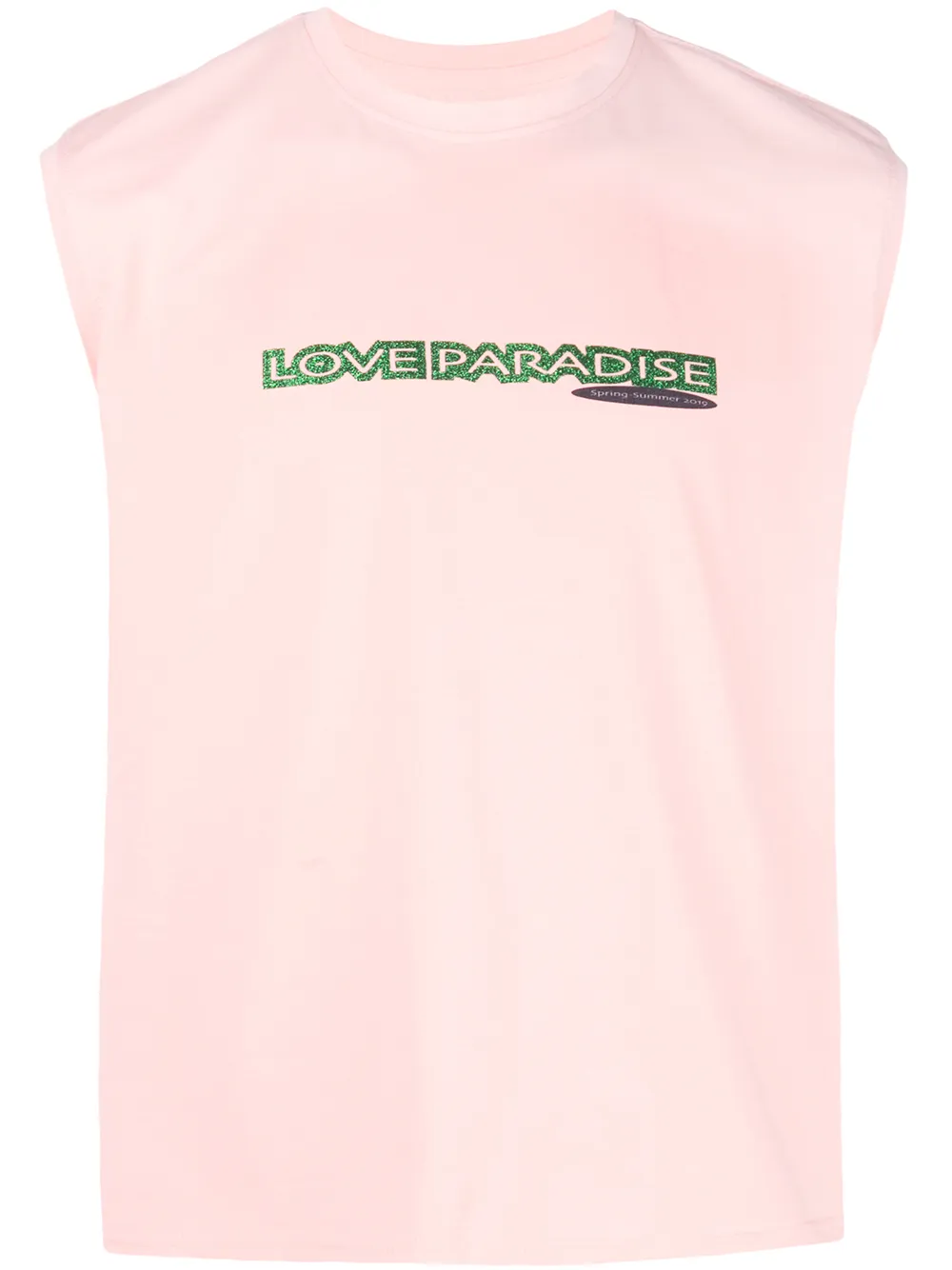 Anton Belinskiy ANTON BELINSKIY LOVE PARADISE TANK TOP - PINK