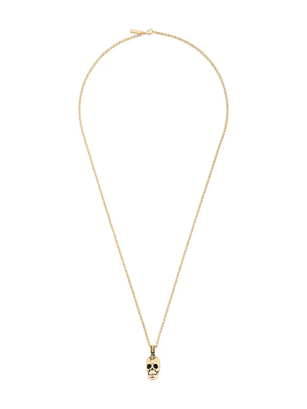 Nialaya Jewelry колье с кулоном в форме черепа