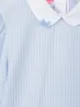 Familiar short-sleeve fitted blouse