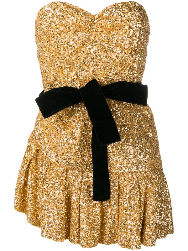 express gold dress