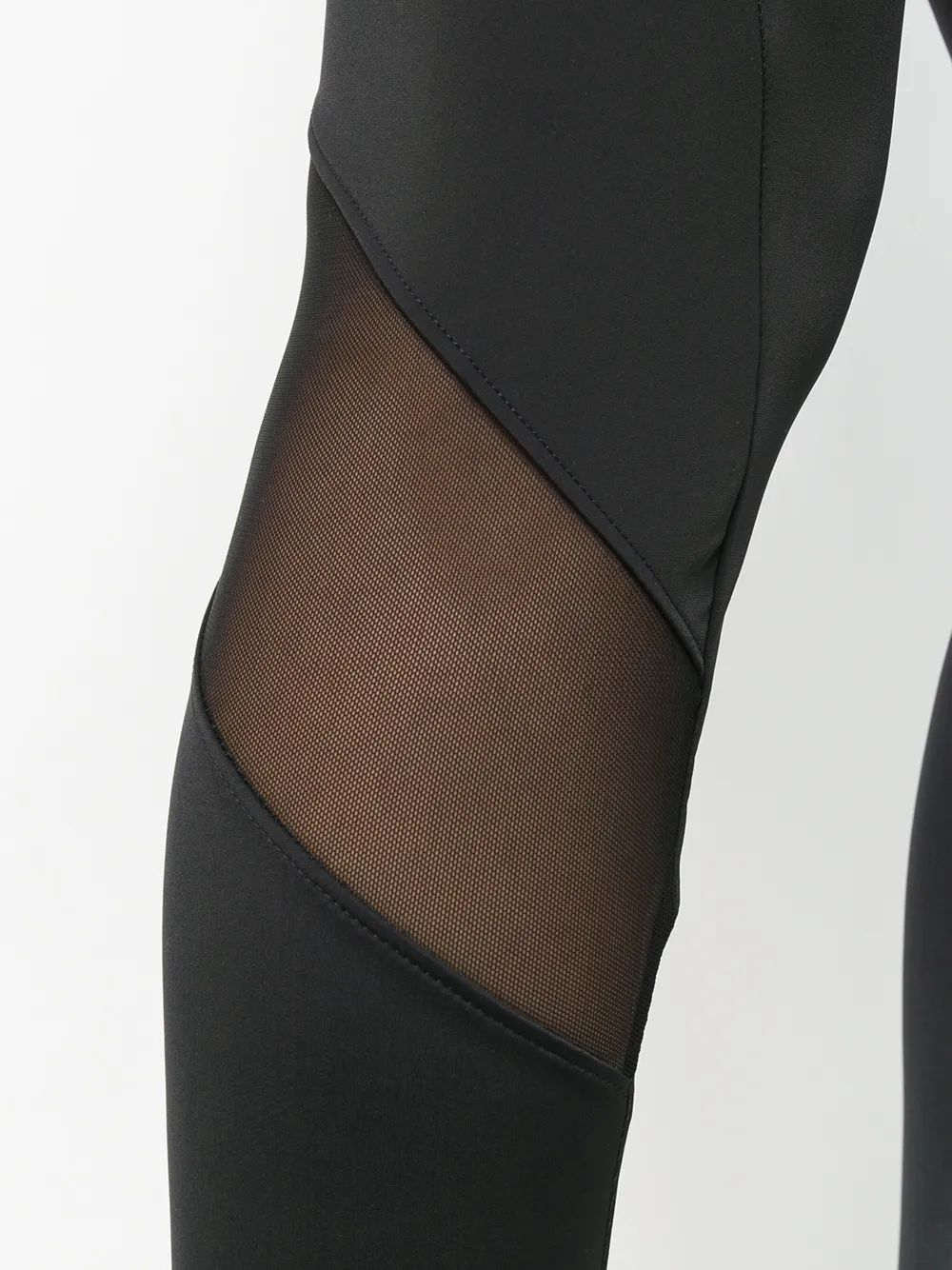 Y-3 legging met logoprint Zwart