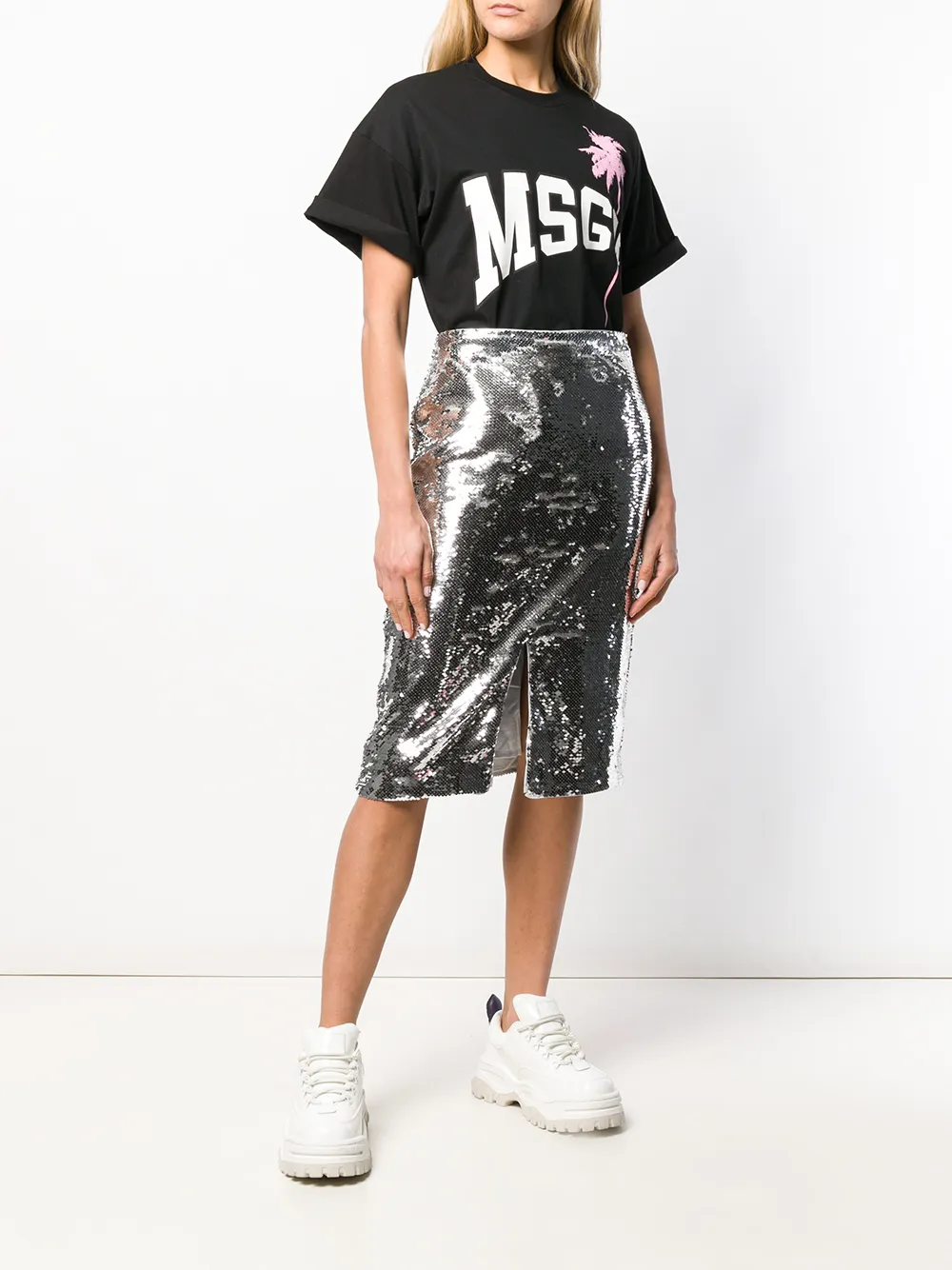 MSGM logo palm tree T-shirt | T-Shirts & Jersey Shirts | Image 2