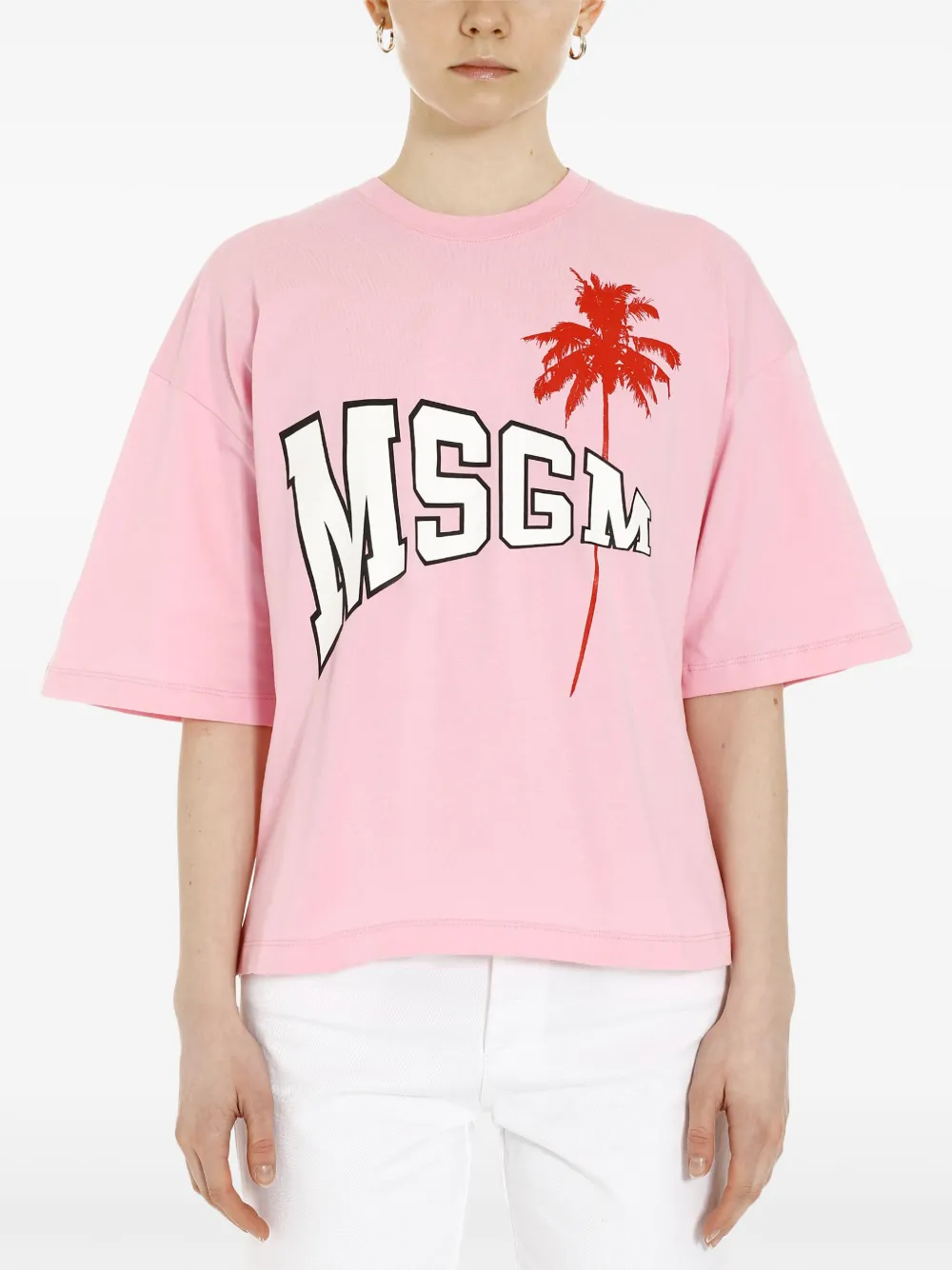 MSGM logo palm tree T-shirt | T-Shirts & Jersey Shirts | Image 2