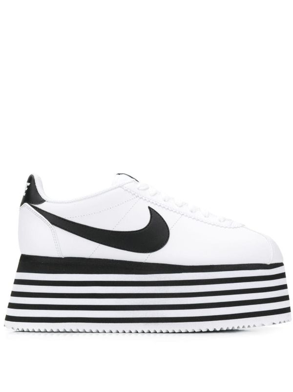 comme des garcons nike cortez platform