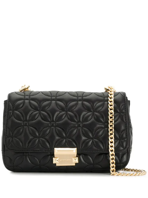 sloan small floral quilted leather shoulder bag
