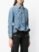 Alexander McQueen Jeansjacke mit Schößchen