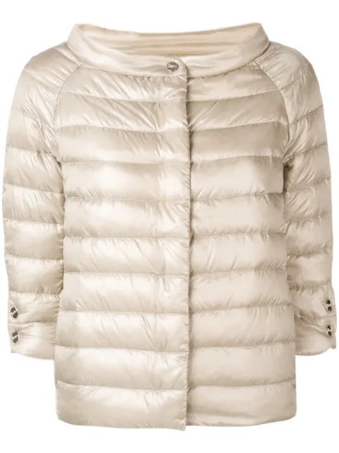 Herno short cropped sleeve jacket