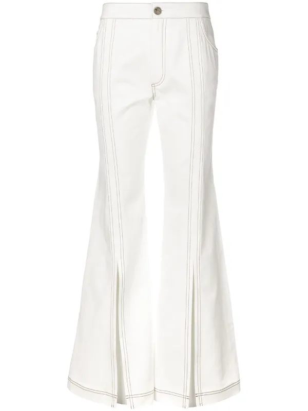 chloe white jeans