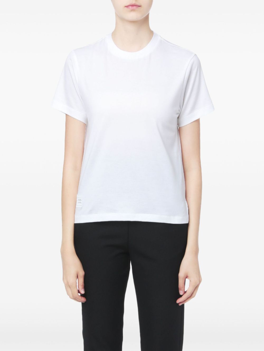 Thom Browne side slits relaxed T-shirt - White