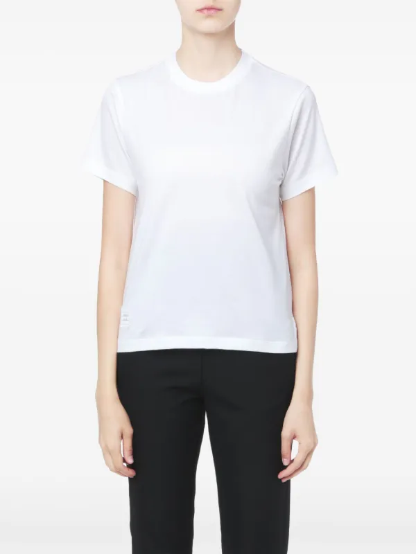 ★送料関税込★THOM BROWNE サイドスリット リラックス Tシャツ Thom Browne サイドスリット リラックス Tシャツ 通販 - FARFETCH