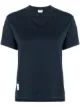 Image 1 of Thom Browne logo-patch short-sleeve T-shirt