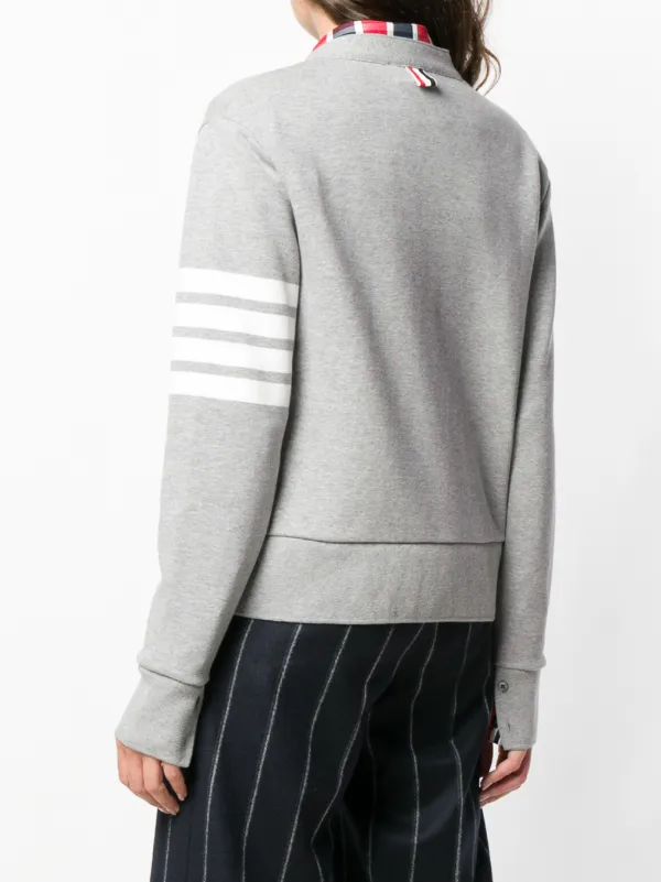 Thom Browne 4BAR Vネックカーディガン 通販 - FARFETCH