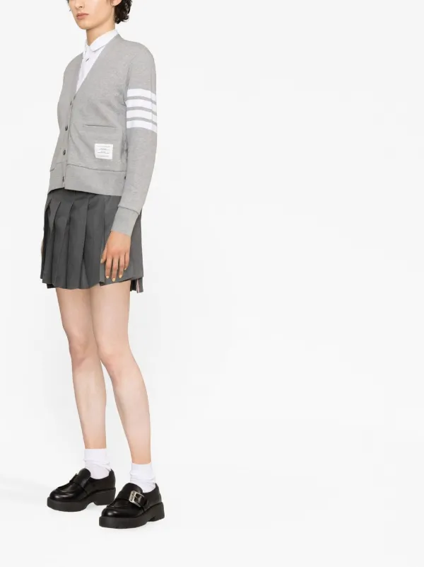 Thom Browne 4BAR Vネックカーディガン 通販 - FARFETCH