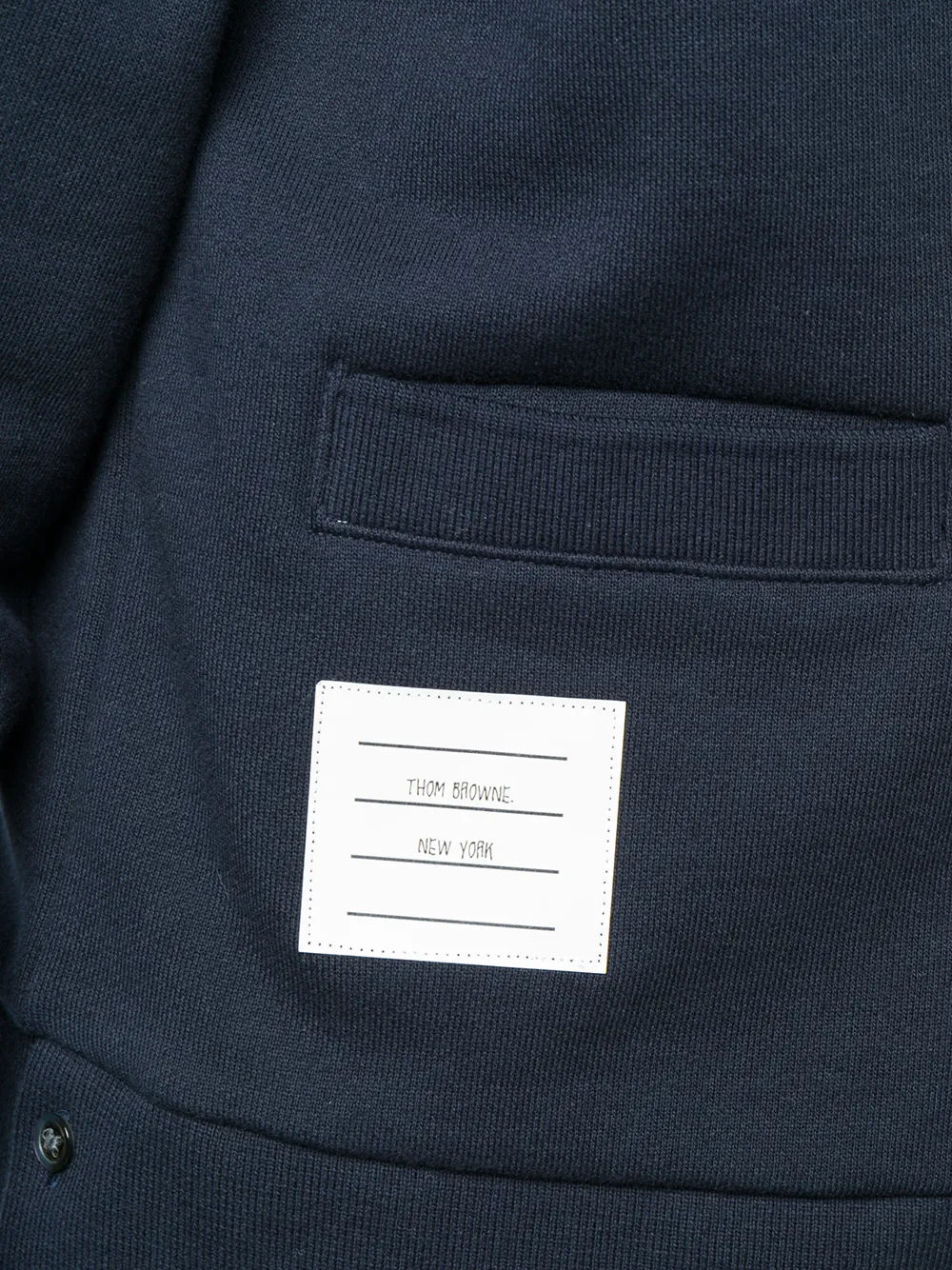 Shop Thom Browne 4-bar Stripe Cardigan In Blue