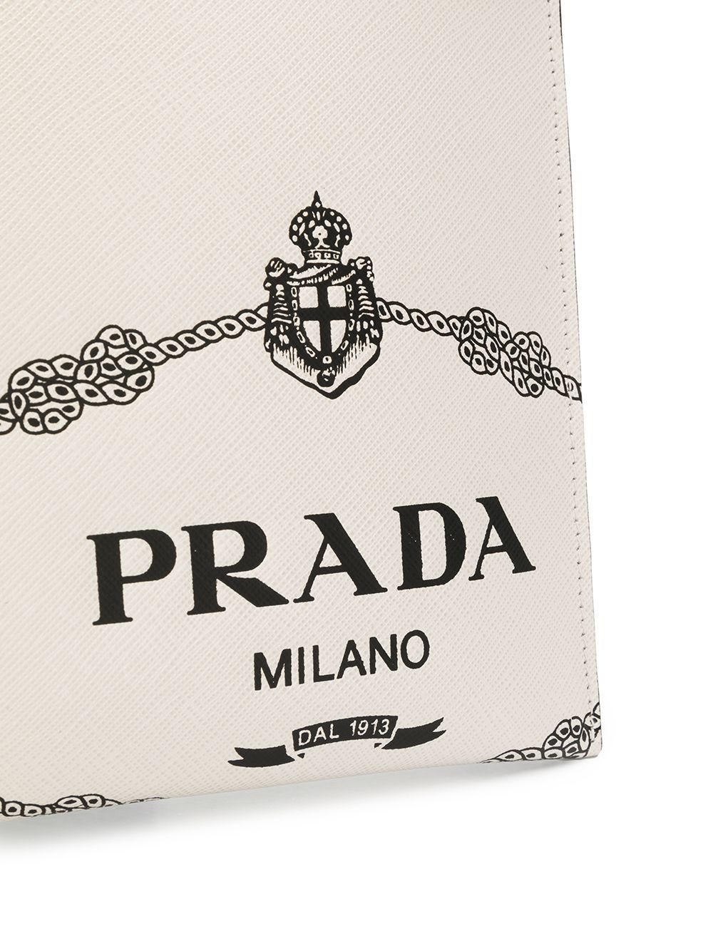 фото Prada клатч с логотипом