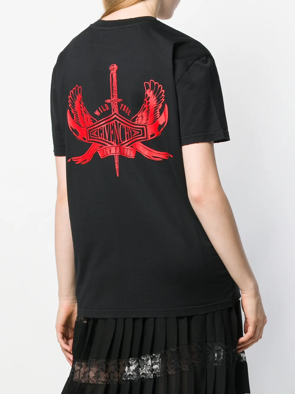 фото Givenchy футболка с графическим принтом