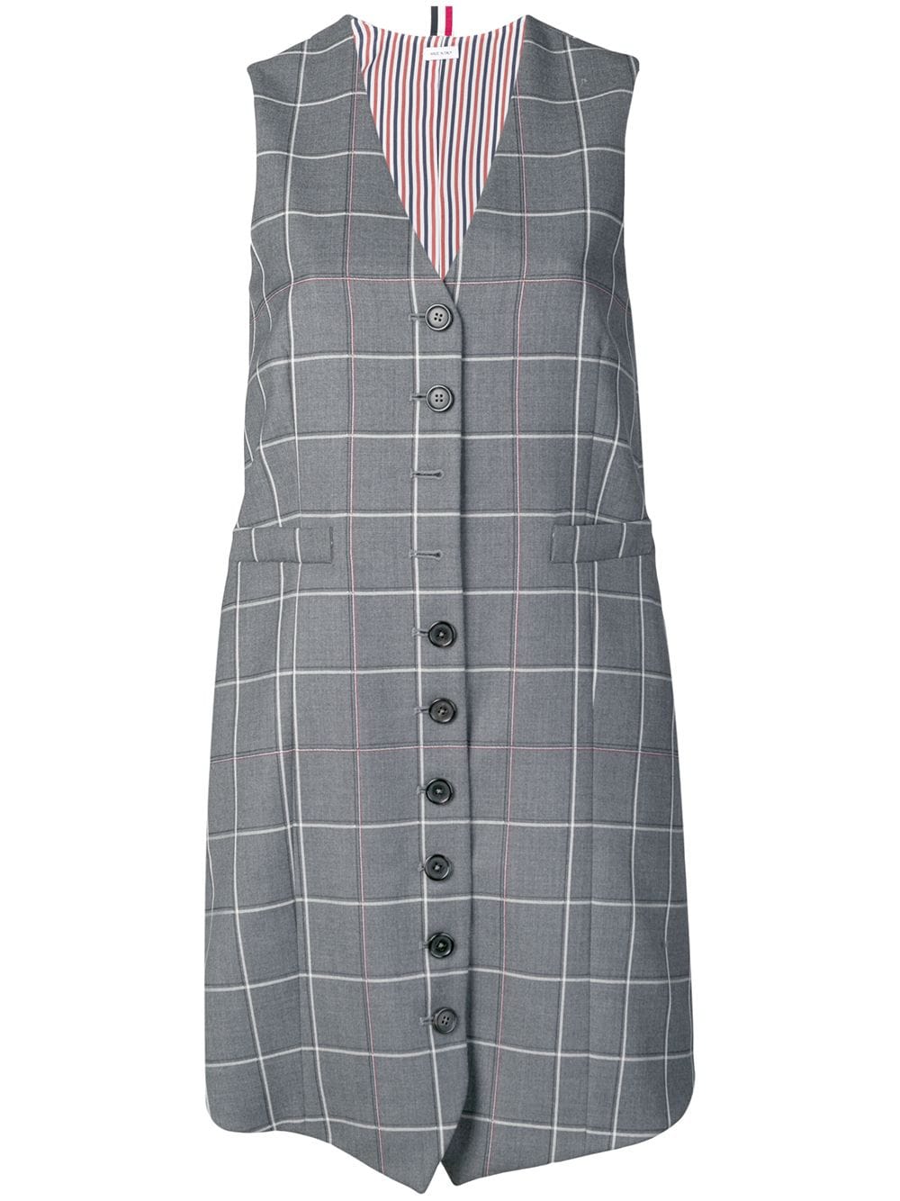 фото Thom browne платье в клетку windowpane