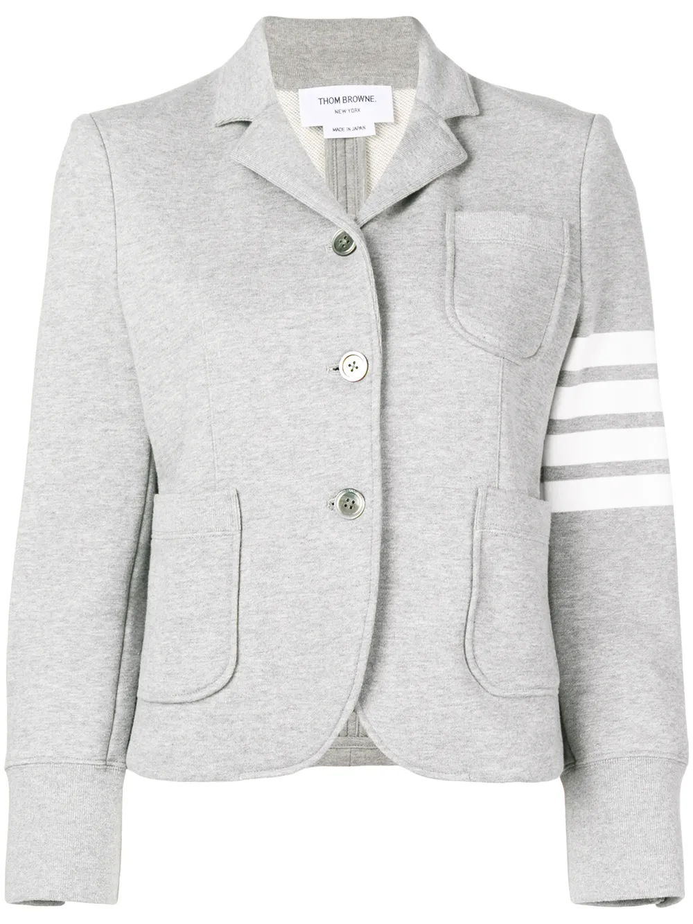 

Thom Browne 4-Bar loop back sport coat - Grey