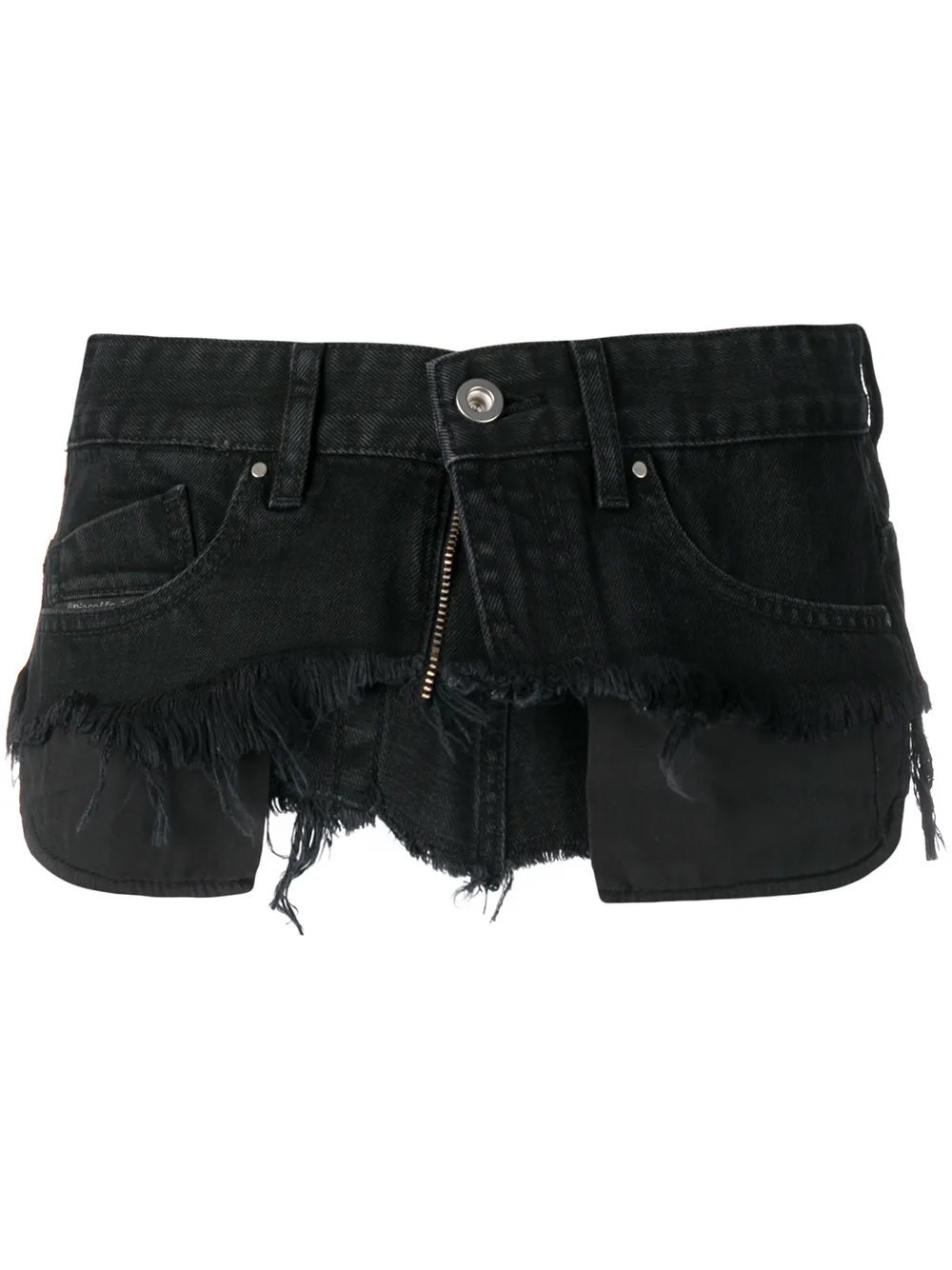 Diesel Tops denim cut-off belt