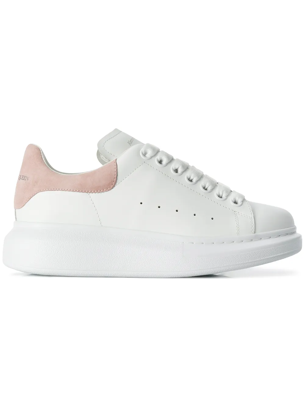 Click to view more detailed imagery on our partner's website Alexander Mcqueen Runway Crocodile-Embossed Detail Leather Trainers In White