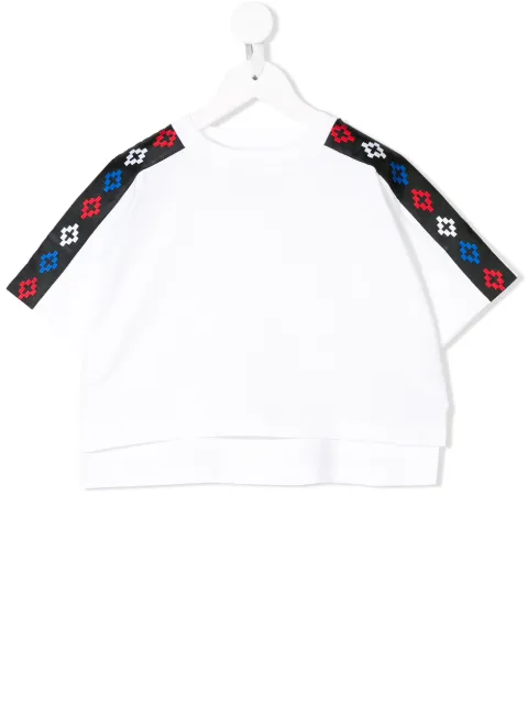 MARCELO BURLON COUNTY OF MILAN LOGO STRIPE T-SHIRT