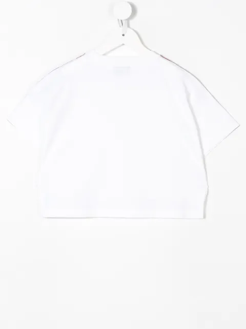 MARCELO BURLON COUNTY OF MILAN LOGO STRIPE T-SHIRT