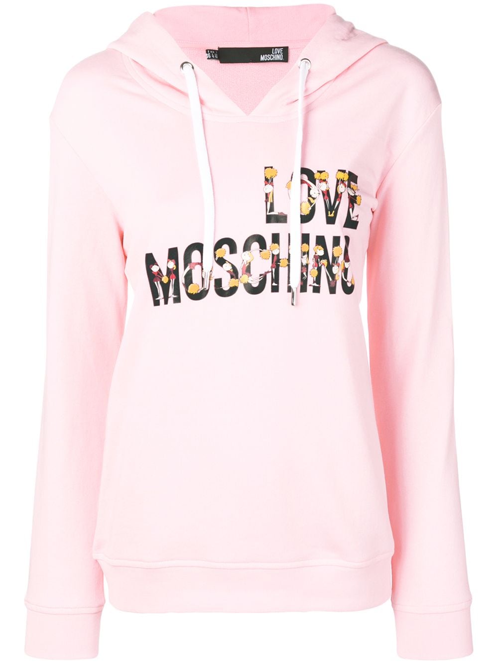 фото Love Moschino худи с принтом чирлидеров и логотипа