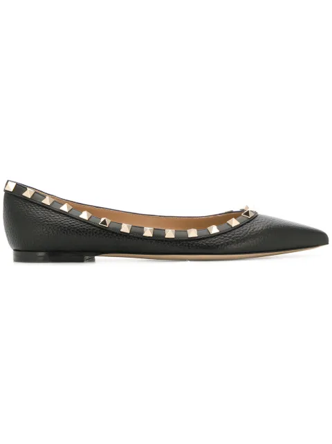 valentino rockstud ballet flats sale