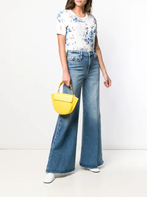 frame palazzo jeans