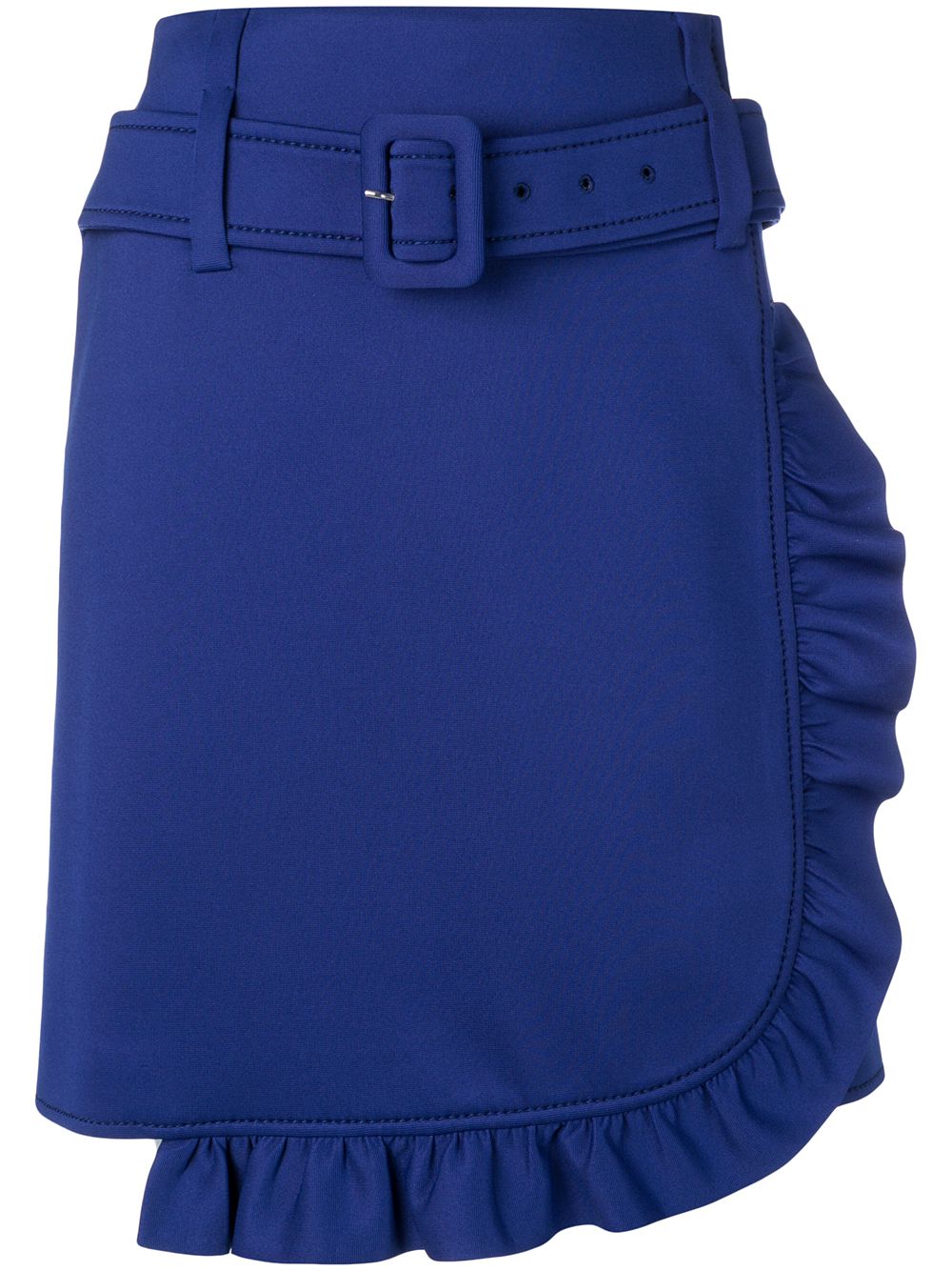 фото Prada юбка асимметричного кроя с поясом