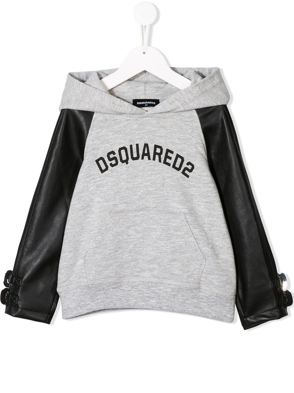 фото Dsquared2 kids толстовка с капюшоном и принтом логотипа