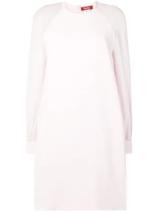 Max Mara Studio Sheer Sleeved Dress 406 Shop Ss19 Online Fast Delivery Price