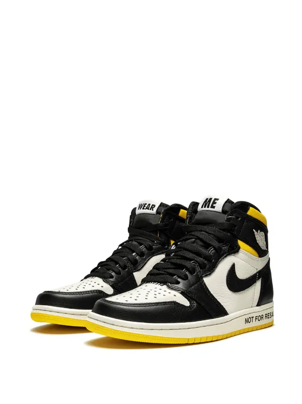 Air jordan 1 retro yellow store and black