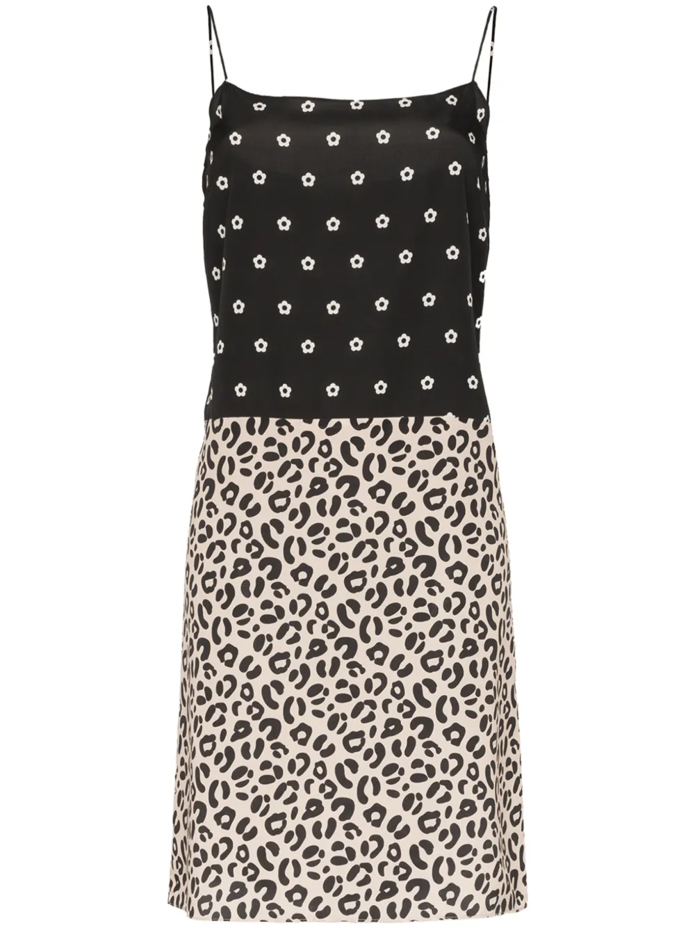 Sandy Liang Tops SANDY LIANG 'LARA' KLEID MIT PRINT - SCHWARZ