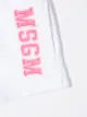 Msgm Kids شورت رياضي مزين بشعار
