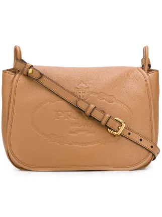 prada embossed leather bag