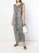 الصورة 2 من Issey Miyake Pre-Owned فستان مطبوع بكسرات