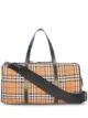 Image 1 of Burberry Check Leather Barrel Bag
