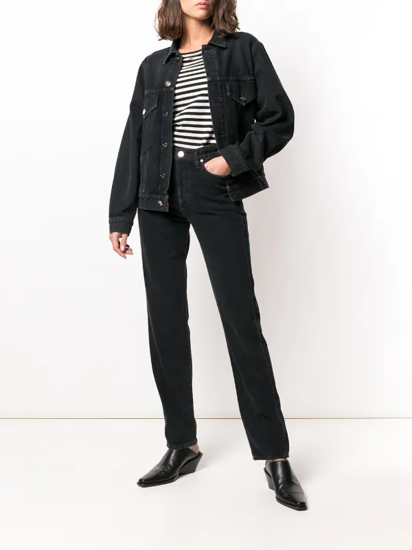 goldsign relaxed straight jeans