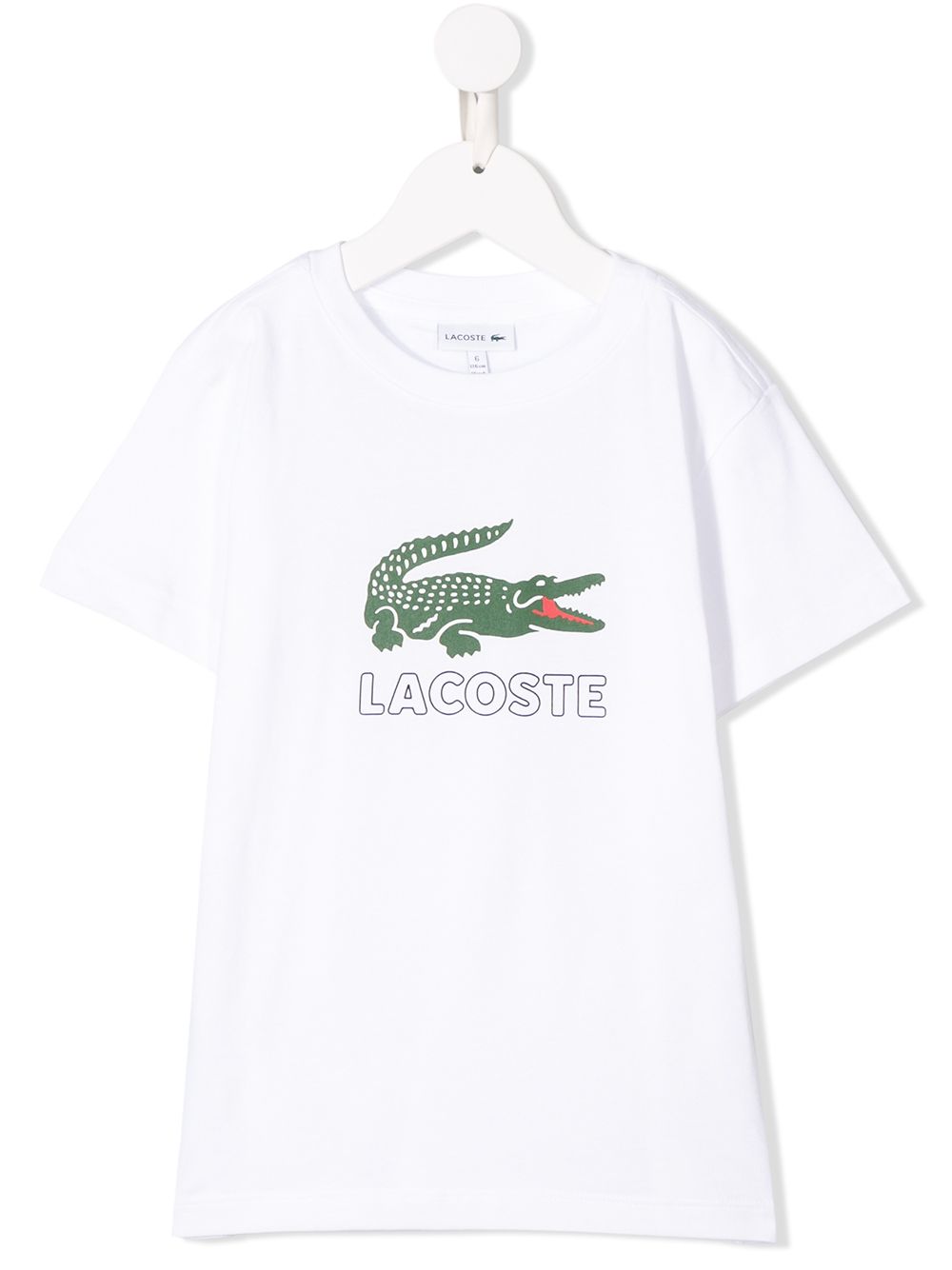 фото Lacoste Kids футболка с принтом логотипа