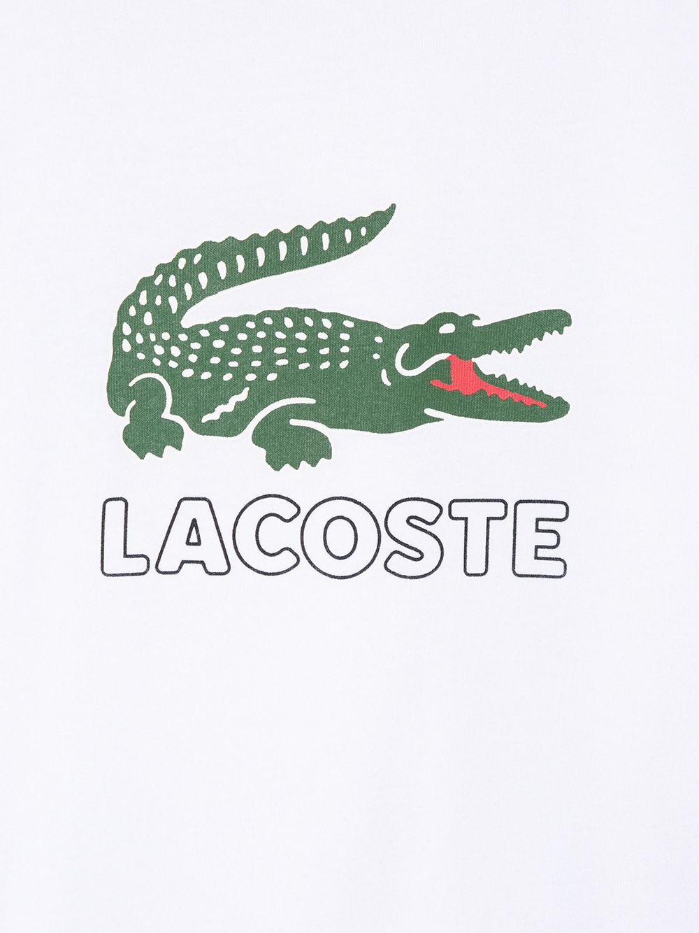 фото Lacoste Kids футболка с принтом логотипа